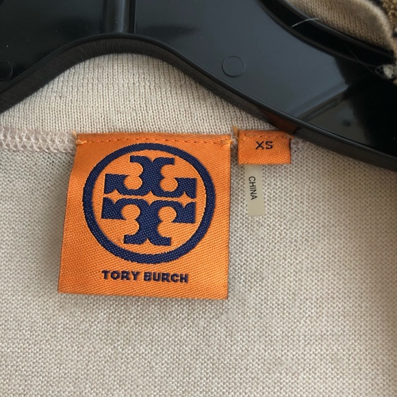 tory burch tweed trim cardigan